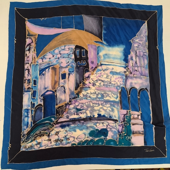 Tino Lauri Accessories - Vintage Tino Lauri Silk Square Scarf!  100% Silk!